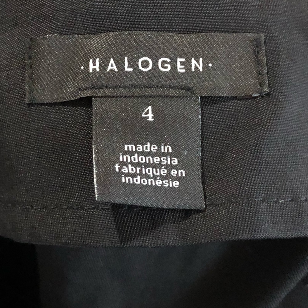 Halogen Black Ruffle Front Midi Skirt 4 - Picture 6 of 6